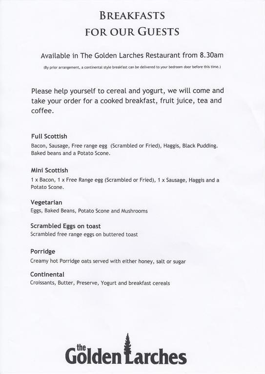 The Golden Larches Bed and Breakfast Lochearnhead Buitenkant foto